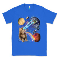 True Royal Fluffy Kitten Shoot Laser Rainbow Space Galaxy, Cat Gifts Classic Tee - SnappyArt