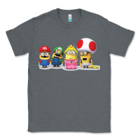 Charcoal Heather Super Minion Bros Classic Tee - FloraArt
