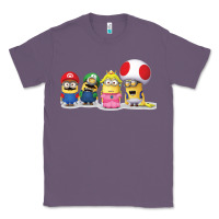 Lavender Super Minion Bros Classic Tee - FloraArt