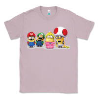 Lilac Super Minion Bros Classic Tee - FloraArt