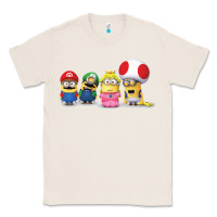 Natural Super Minion Bros Classic Tee - FloraArt