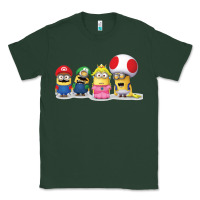Sports Green Super Minion Bros Classic Tee - FloraArt