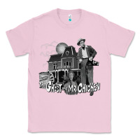 Bubblegum Pink the ghost and mr chicken green Classic Tee - FloraArt