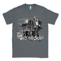 Charcoal Heather the ghost and mr chicken green Classic Tee - FloraArt