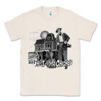 Natural the ghost and mr chicken green Classic Tee - FloraArt