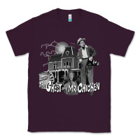 Plum the ghost and mr chicken green Classic Tee - FloraArt