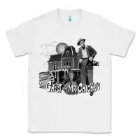 White the ghost and mr chicken green Classic Tee - FloraArt