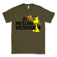 Army Green mellow mushroom restaurant Classic Tee - FloraArt