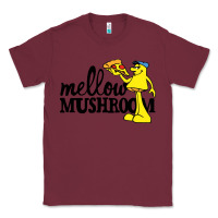 Burgundy mellow mushroom restaurant Classic Tee - FloraArt