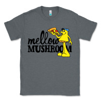 Charcoal Heather mellow mushroom restaurant Classic Tee - FloraArt