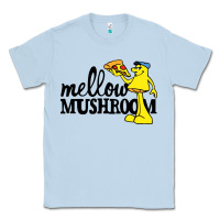 Dusty Blue mellow mushroom restaurant Classic Tee - FloraArt