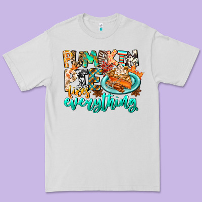 Pumpkin Pie Fixes Everything Premium Tee Designed By Cowhidedigitalart