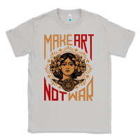 Moon Dust make art not war symbol Classic Tee - FloraArt
