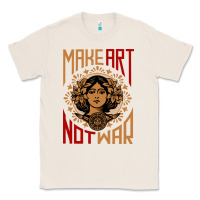 Natural make art not war symbol Classic Tee - FloraArt