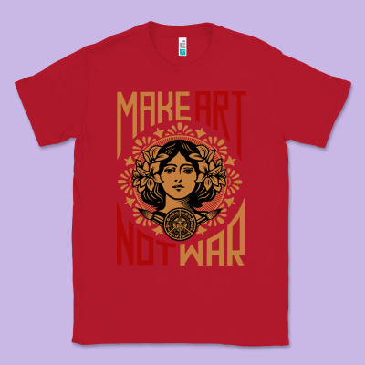 Make Art Not War Symbol Classic Tee Designed By Floraart