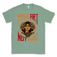 Sage make art not war symbol Classic Tee - FloraArt