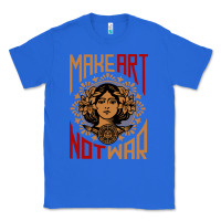 True Royal make art not war symbol Classic Tee - FloraArt