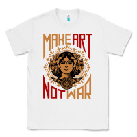 White make art not war symbol Classic Tee - FloraArt