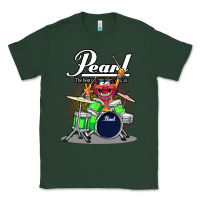 Sports Green ANIMAL DRUMMER PEARL DRUMS Classic Tee - FloraArt