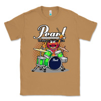 Toasted Coconut ANIMAL DRUMMER PEARL DRUMS Classic Tee - FloraArt