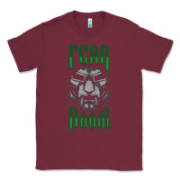 Burgundy Fear Doom Classic Tee - FloraArt
