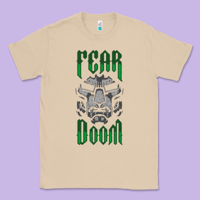 Fear Doom Classic Tee Designed By Floraart