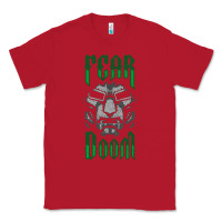 Red Fear Doom Classic Tee - FloraArt