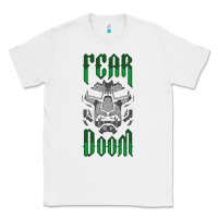 White Fear Doom Classic Tee - FloraArt