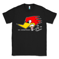 Black mr horsepower clay smith cams cigar smoking woodpecker shirt for man f Classic Tee - FloraArt