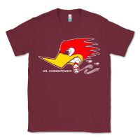 Burgundy mr horsepower clay smith cams cigar smoking woodpecker shirt for man f Classic Tee - FloraArt