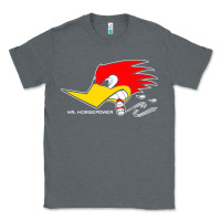 Charcoal Heather mr horsepower clay smith cams cigar smoking woodpecker shirt for man f Classic Tee - FloraArt