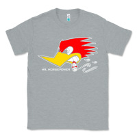 Heather Grey mr horsepower clay smith cams cigar smoking woodpecker shirt for man f Classic Tee - FloraArt