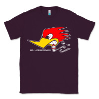 Plum mr horsepower clay smith cams cigar smoking woodpecker shirt for man f Classic Tee - FloraArt