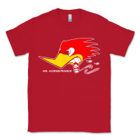 Red mr horsepower clay smith cams cigar smoking woodpecker shirt for man f Classic Tee - FloraArt