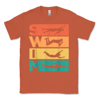 Copper retro vintage swimming gift for swimmers t shirt Classic Tee - FloraArt
