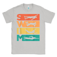 Moon Dust retro vintage swimming gift for swimmers t shirt Classic Tee - FloraArt