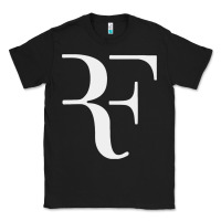 Black roger federer Classic Tee - FloraArt