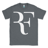 Charcoal Heather roger federer Classic Tee - FloraArt