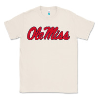 Natural ole miss Classic Tee - FloraArt