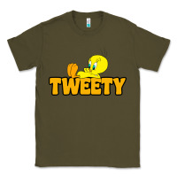 Army Green tweety Classic Tee - FloraArt