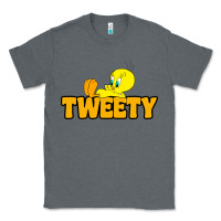 Charcoal Heather tweety Classic Tee - FloraArt