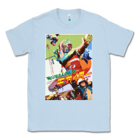 Dusty Blue KIKAIDA POSTER Classic Tee - FloraArt