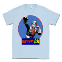 Dusty Blue KAMEN RIDER V3 PUNCH Classic Tee - FloraArt