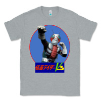 Heather Grey KAMEN RIDER V3 PUNCH Classic Tee - FloraArt