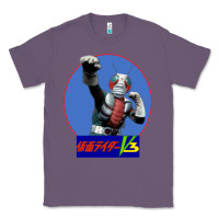 Lavender KAMEN RIDER V3 PUNCH Classic Tee - FloraArt