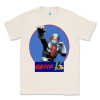 Natural KAMEN RIDER V3 PUNCH Classic Tee - FloraArt
