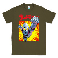Army Green ultraman exclusive yellow Classic Tee - FloraArt