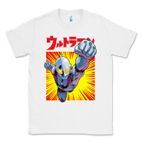 White ultraman exclusive yellow Classic Tee - FloraArt