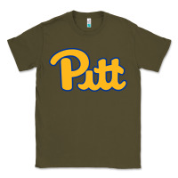 Army Green Pitt Panthers Classic Tee - FloraArt