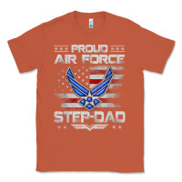Copper proud air force step dad veteran vintage flag veterans day t shirt Classic Tee - FloraArt